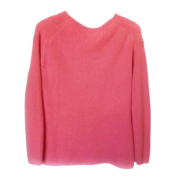 H&M pink deep V neck sweater, size S - Picture 2 of 7